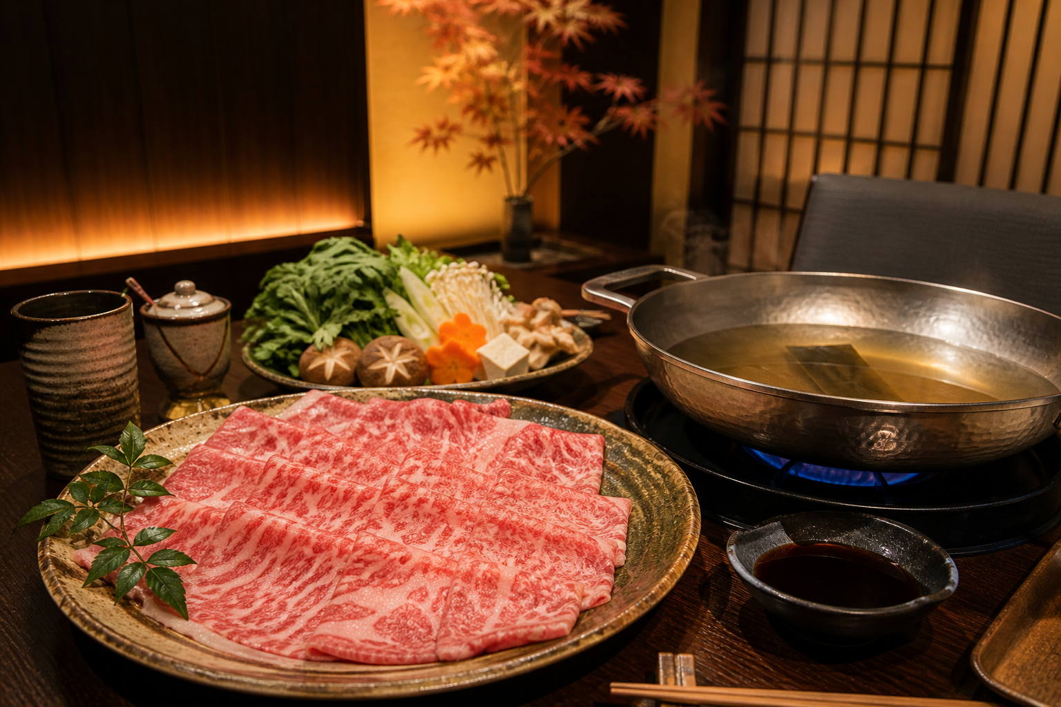 新宿の秋を彩る旬の味覚。黒毛和牛と厳選和食を全席個室の隠れ家で